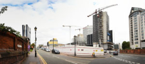 Construction progress panorama