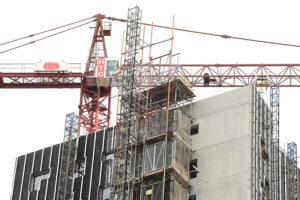 construction site crane