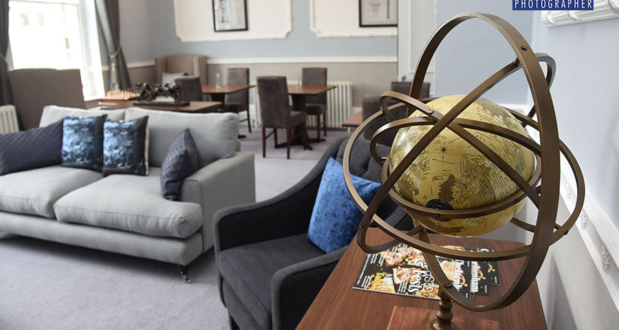 Library in luxury retiremet apartments