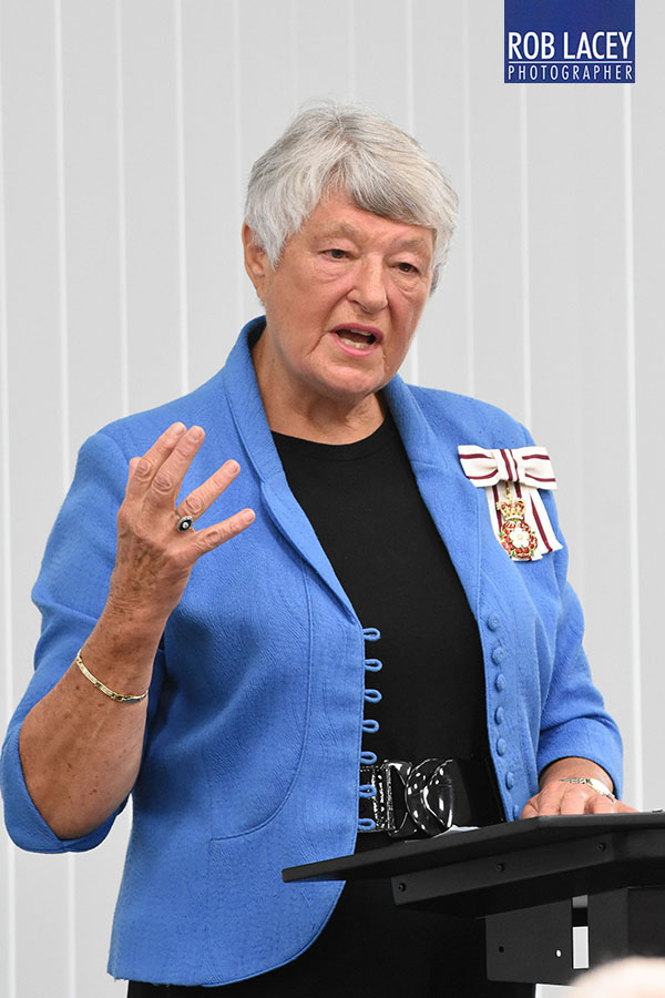 Dame Janet Trotter at Adey, Cheltenham