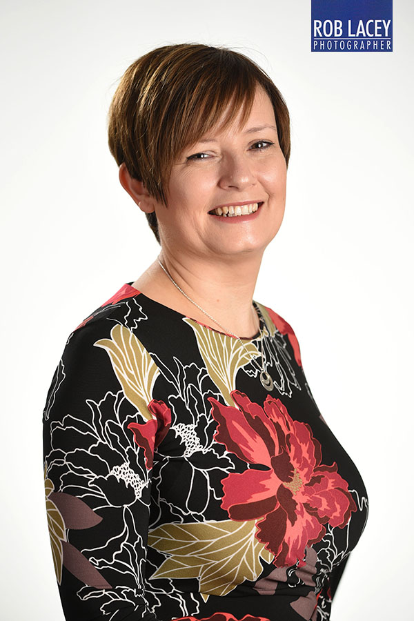 3/4 portrait on white background