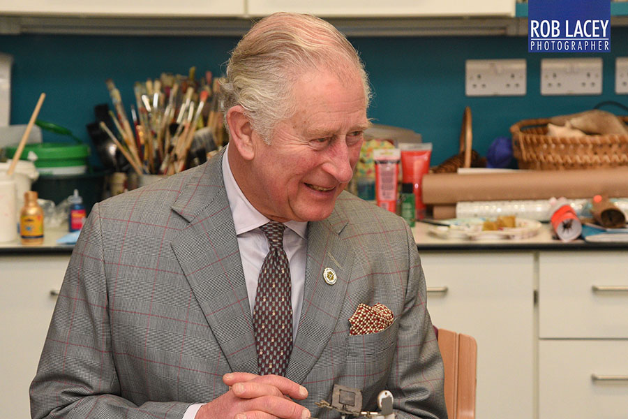 HRH Prince Charles visit to Sue Ryder