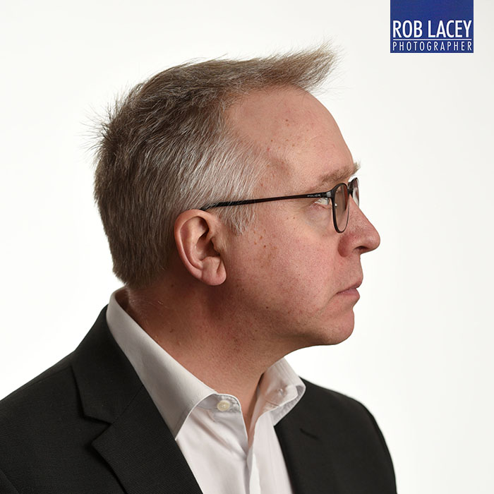 headshot side profile square