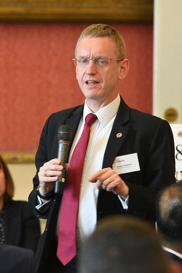 speaking at conference