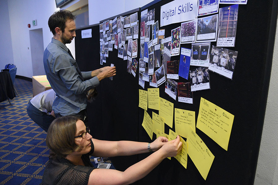 ideas board at conference