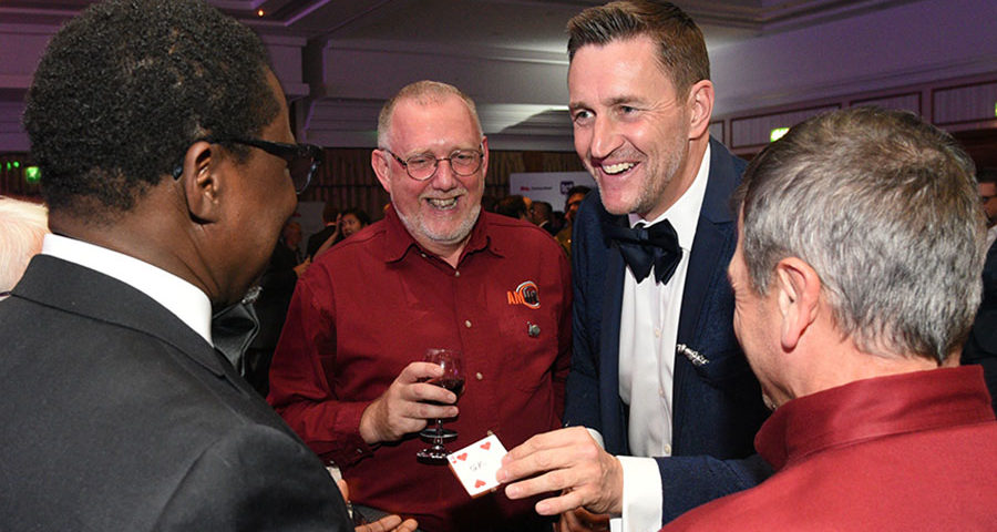 Magician at Business Awards