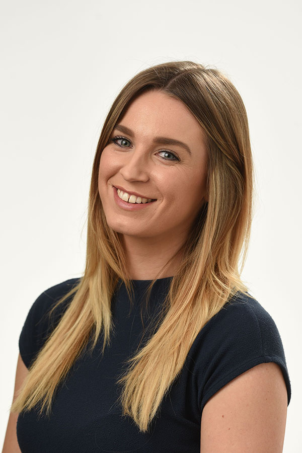 business headshot on white background