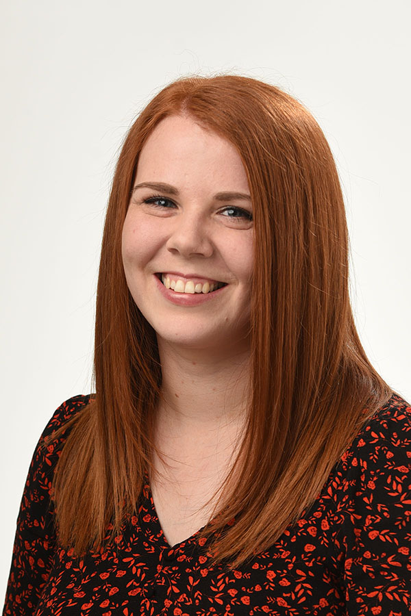 business headshot on white background