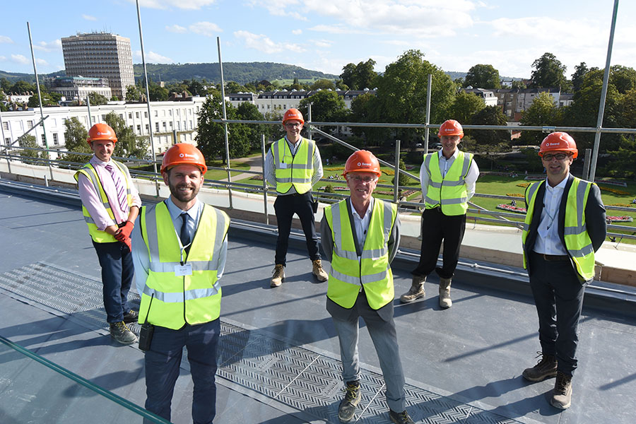 Beard Quadrangle topping out