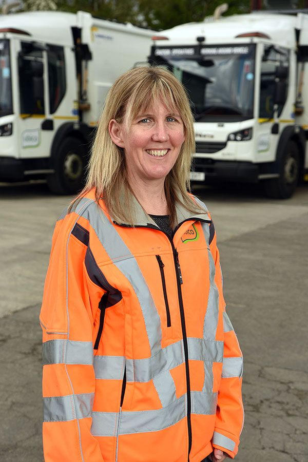 headshot female vertical outside